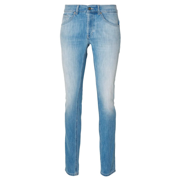 Denim extensible bleu clair élégant pour les hommes