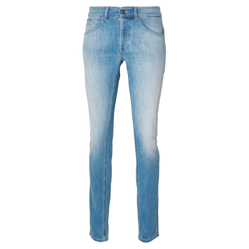 Denim extensible bleu clair élégant pour les hommes