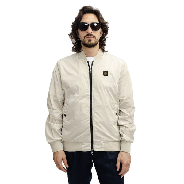 Veste en nylon beige