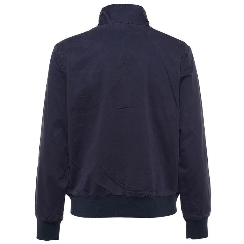 Giacca bomber blu versatile per uomini