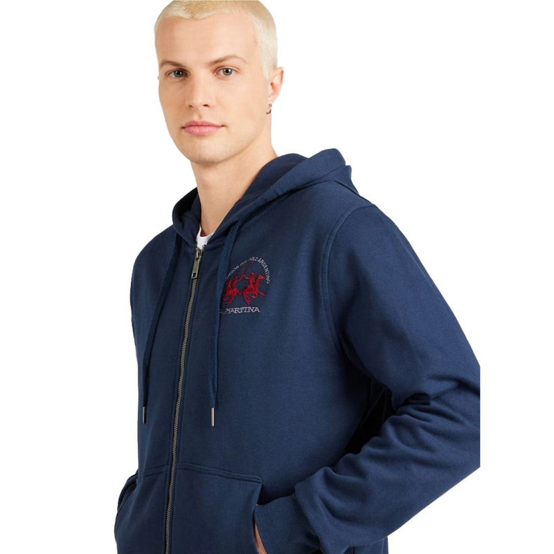 Κομψό πλήρες φερμουάρ βαμβάκι hoodie