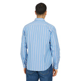 Elegante camicia poplin di cotone a strisce