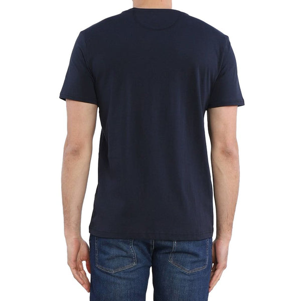 Crew Neck Graphic Jersey Tee - Coton bleu raffiné