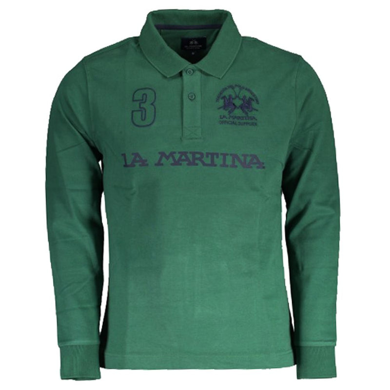 Elegante polo di maglia a maniche lunghe