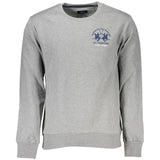 Bestickter Baumwollcrewneck -Pullover