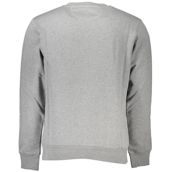 Bestickter Baumwollcrewneck -Pullover