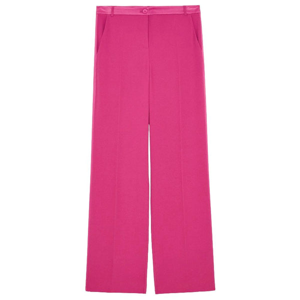 Elegante Fuchsia Palazzo -Hose