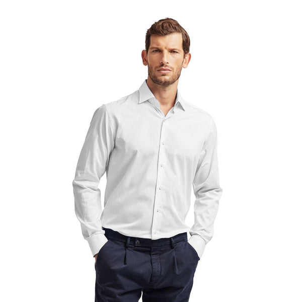 Chemise masculine en coton blanc élégant