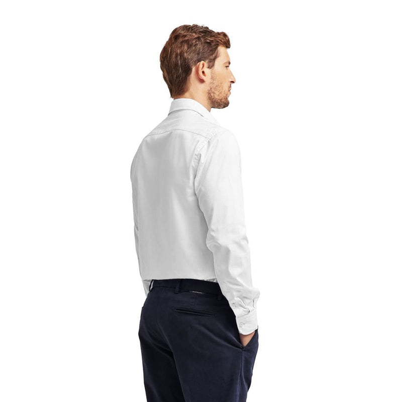 Chemise masculine en coton blanc élégant