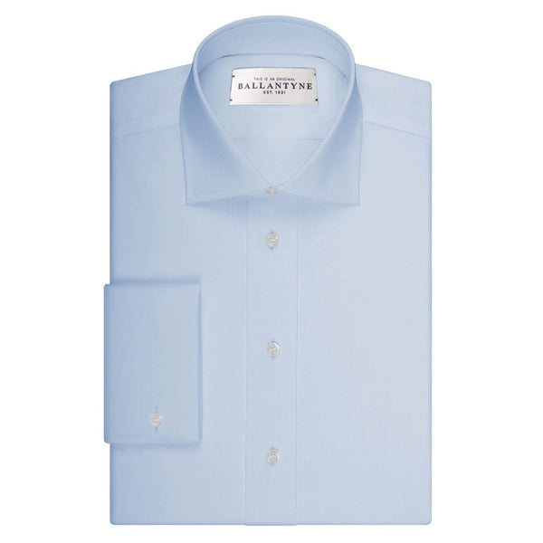 Elegante camicia da uomo in cotone azzurro