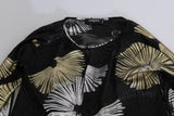 Gold Silber Seide Jacquard durch die obere Bluse sehen