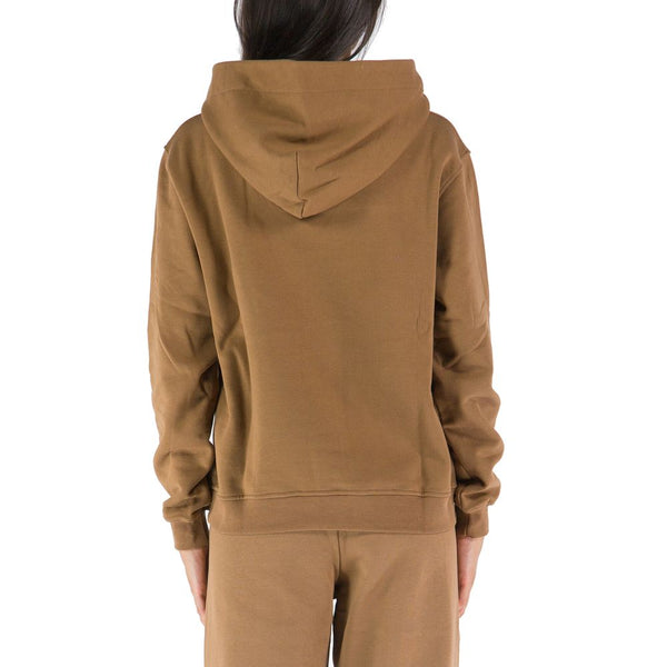 Chic Longleved Cotton Hoodie mit Logodruck