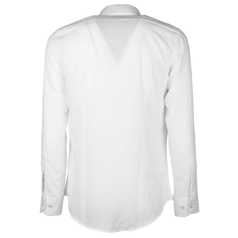 Camisa de algodón blanco