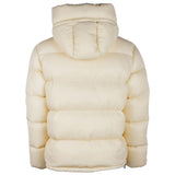 Elegante Creme Pufferjacke