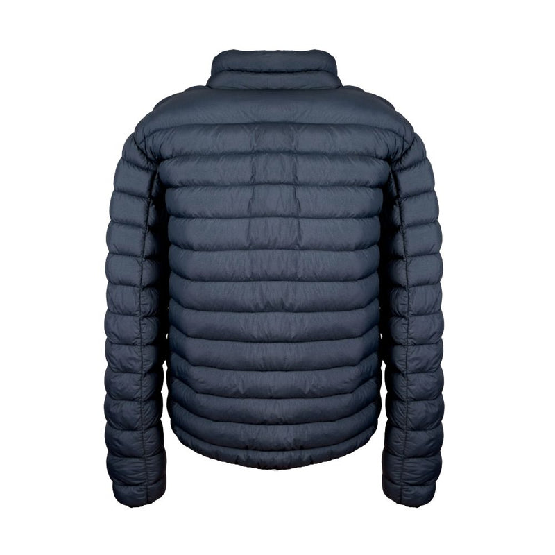 Chic Blue gepolsterte ZIP -Weste für Männer