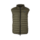 Gilet en nylon rembourré de canard chic en vert