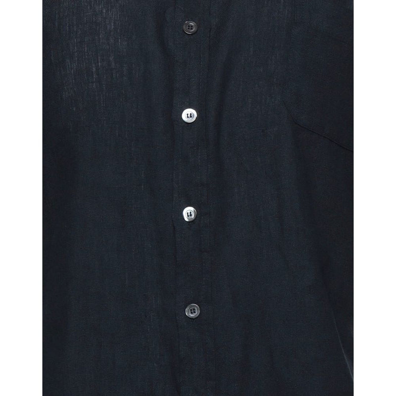 Midnight Blue Linen Shirt - Craftsmanship