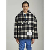 Archival Check Cashmere Hooded σακάκι