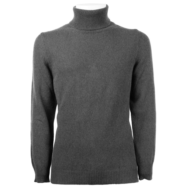 Elegante maglione grigio in cashmere