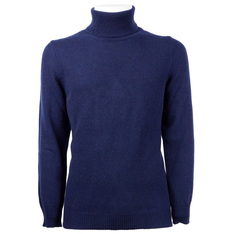 Raffinierter Kaschmir -Rollkragenpullover -Pullover