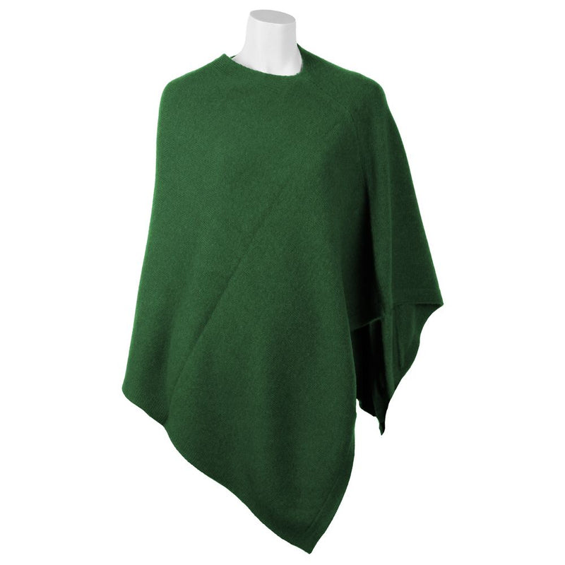 Exquisito Poncho del scollo a V Cashmere