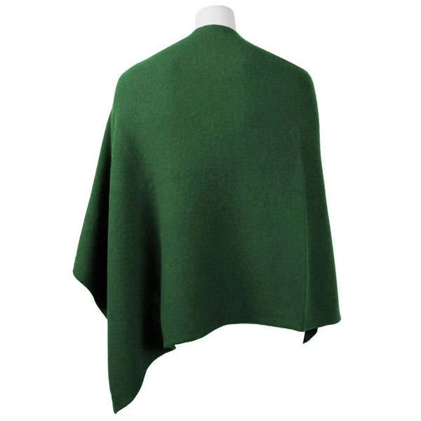 Exquisito Poncho del scollo a V Cashmere