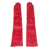 Red Lambskin Women Glove