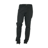 Eleganti pantaloni di cotone nero estivo