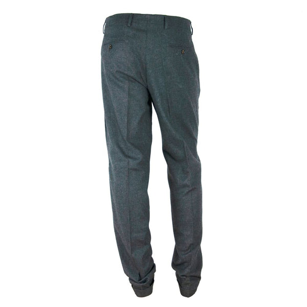 Pantalon d'hiver gris sur mesure élégamment