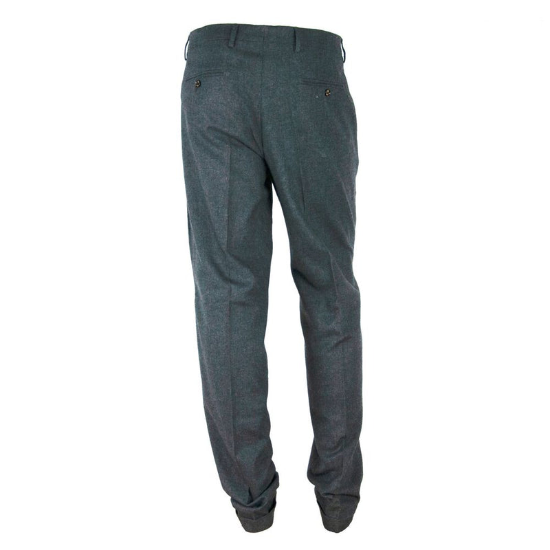 Pantalon d'hiver gris sur mesure élégamment