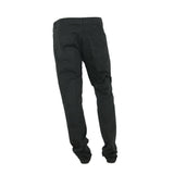 Eleganti pantaloni di cotone nero estivo