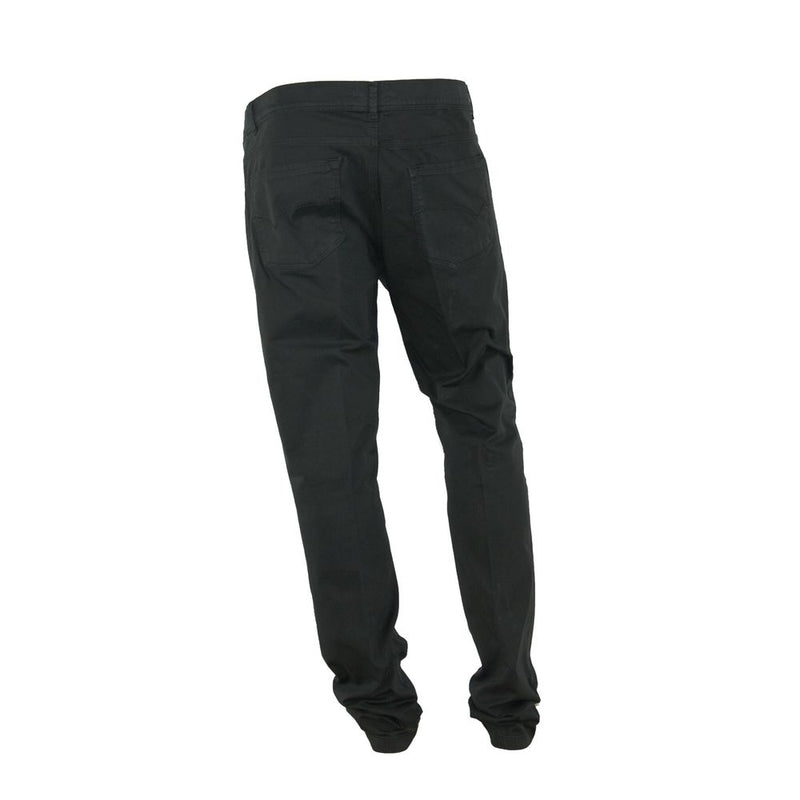 Pantalon en coton noir élégant