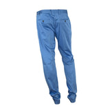 Pantalon d'été italien bleu clair élégant