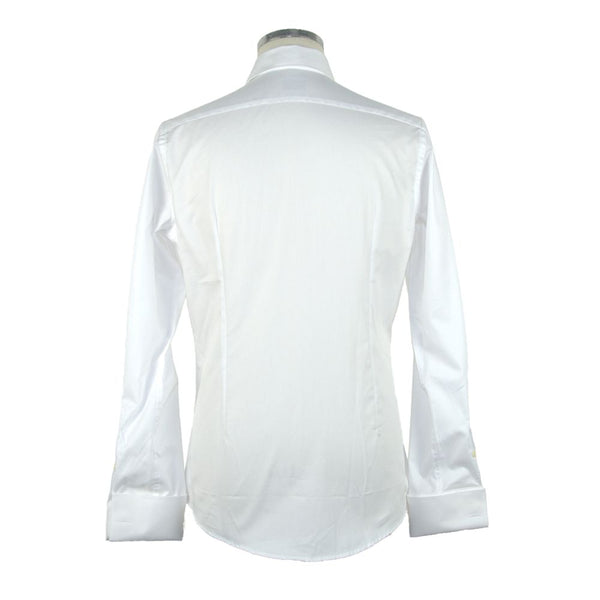 Ceremonia elegante Camisa de algodón blanco