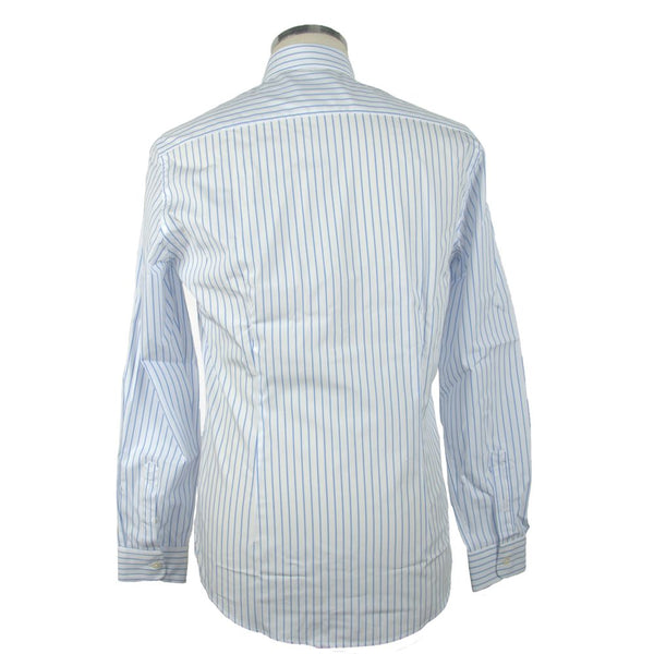 Elegant Light Blue Italian Cotton Shirt