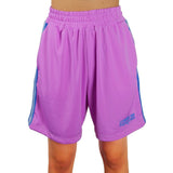 Shorts chics des Bermudes à rayures avec logo brodé