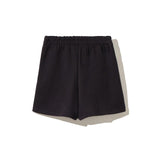 Shorts en coton noir chic avec des poches latérales