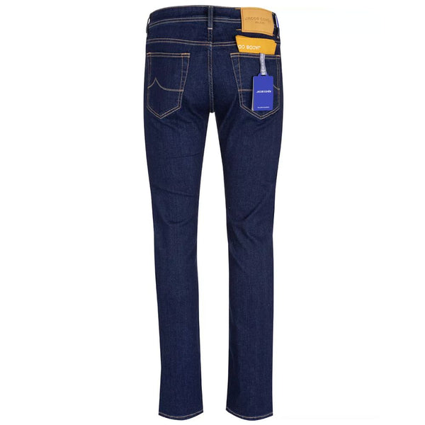 Elegante dunkelblaue Bardenjeans