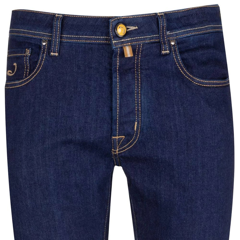 Eleganti jeans a bardo blu scuro