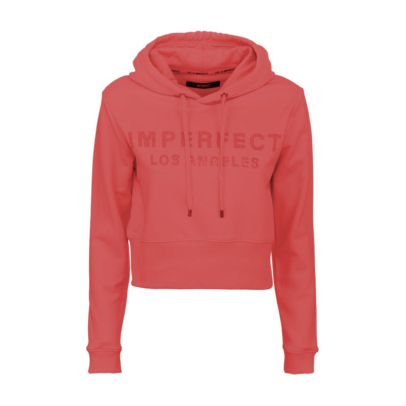 Eleganter Strass -Logo Hoodie