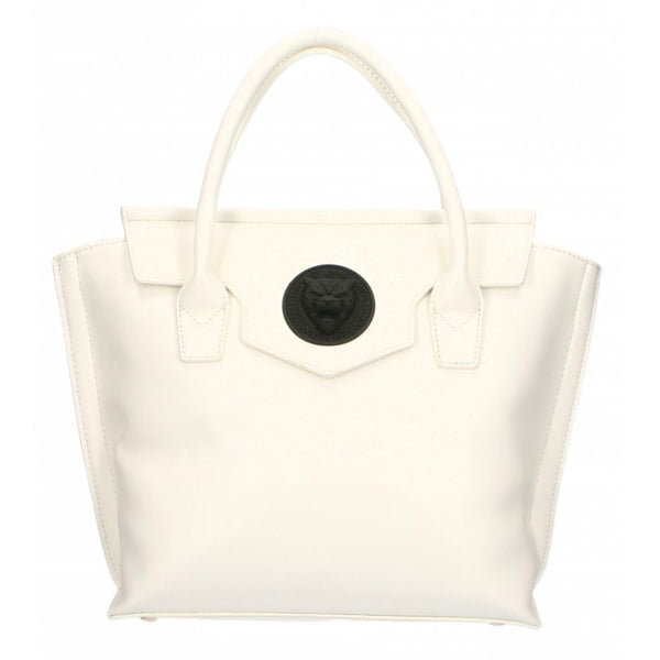 Elegante bolso blanco con cierre magnético