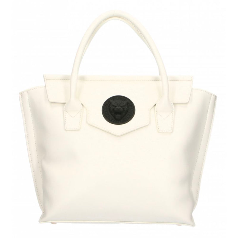 Elegante bolso blanco con cierre magnético