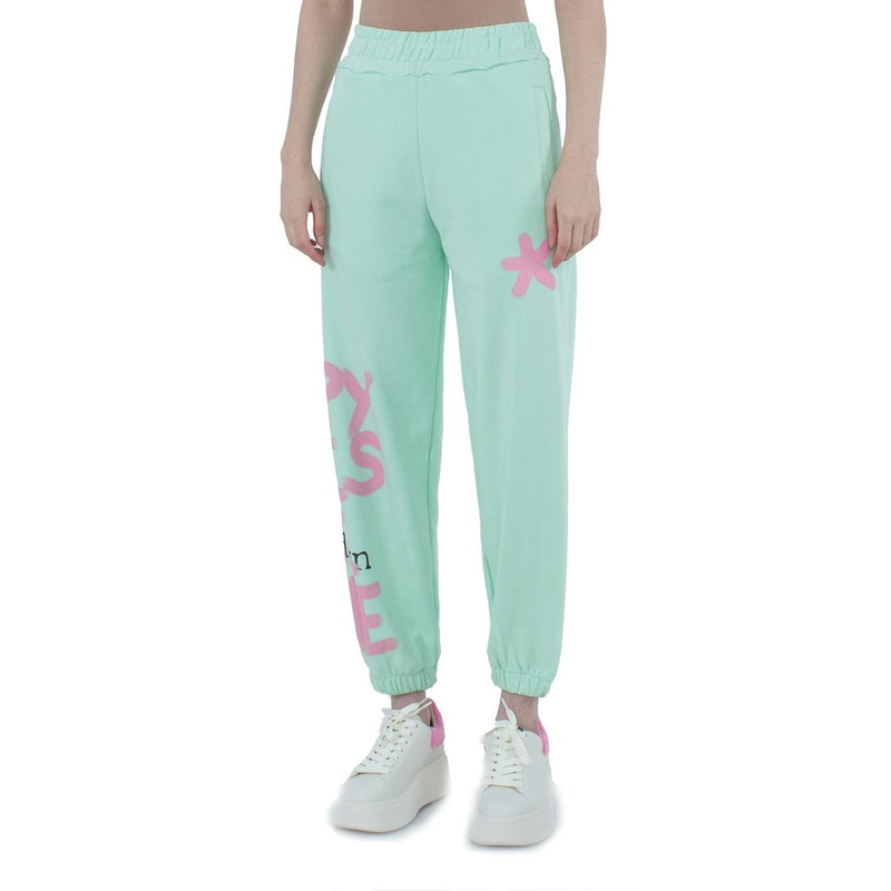 Pantalon en coton graphique chic pour le bord moderne