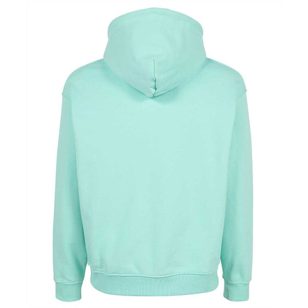 Pull vert à capuche urbain chic avec fermeture à fermeture éclair