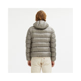 Reversible Kapuzenjacke in Dove Grey und Braun