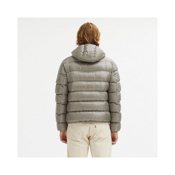 Reversible Kapuzenjacke in Dove Grey und Braun