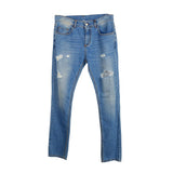 Jeans maschile chic strappati a puntata