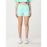 Shorts en coton vert chic - vêtements de luxe décontractés