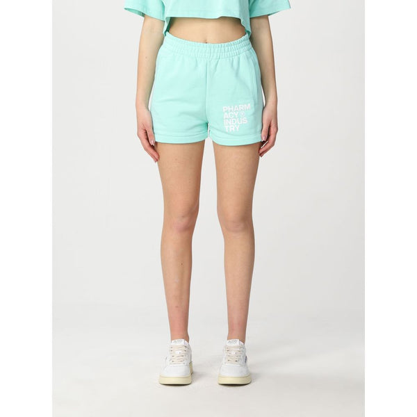 Shorts en coton vert chic - vêtements de luxe décontractés