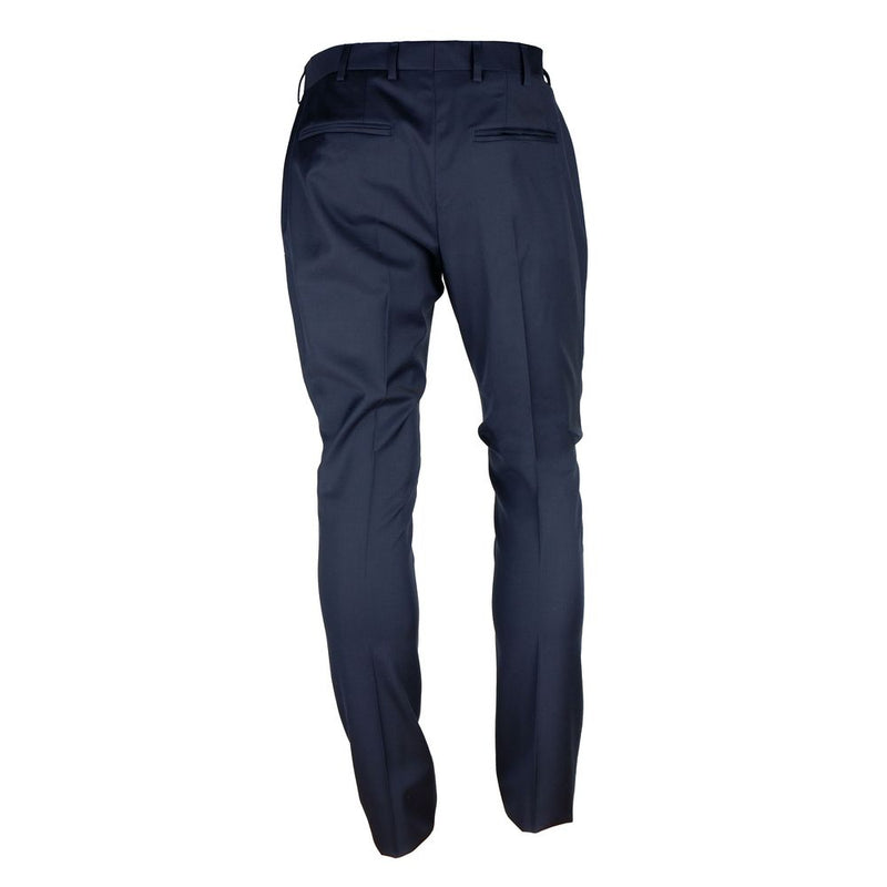 Elegantes Milano Wool mezclar pantalones de hombres